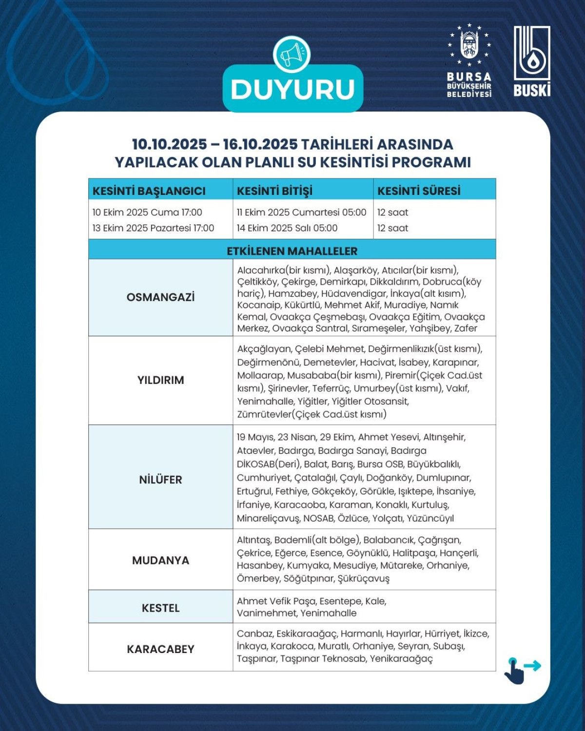 Bursa’da Yağışsız Günler ve Su Kaynaklarındaki Kritik Dönem