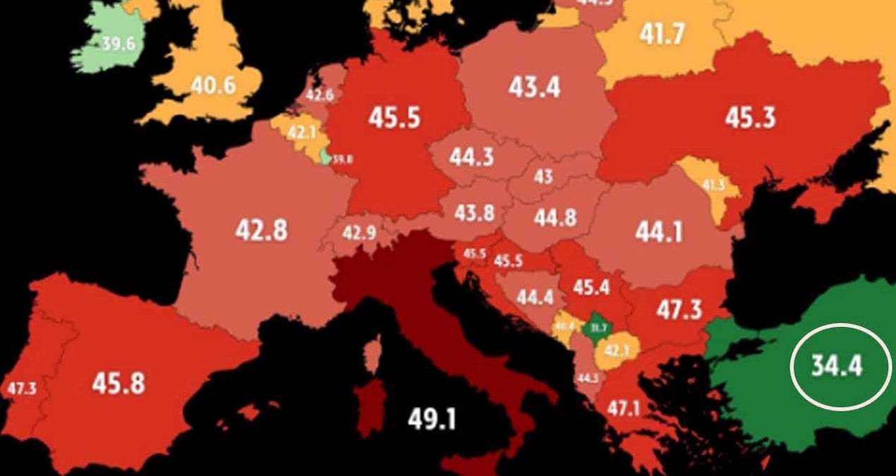 Avrupa’nın yeni bir haritası yayınlandı